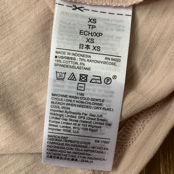 Gap Blush Pink Tunic Top XS - Picture 8 of 8